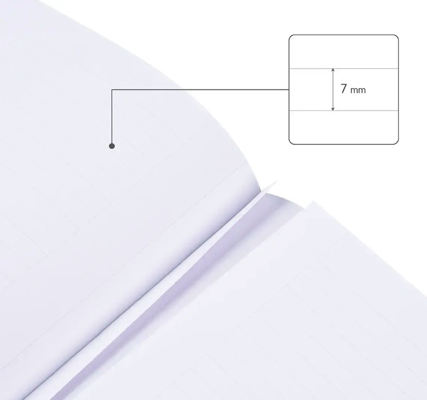 Zeszyt klejony A4/48k linia Shadow czarny 57242L48DWK Milan